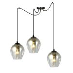 Emibig Pendelleuchte Level Stahl Schwarz | Geeignet für 3x E27 - Max 15W