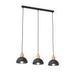 Emibig Deckenleuchte Seco Stahl Schwarz | Geeignet für 2x E27 - Max 15W