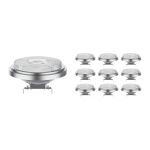 Multipack 10x Noxion LED-Spot G53 AR111 7.4W 450lm 40D - 927 Extra Warmweiß | Höchste Farbwiedergabe - Dimmbar - Ersatz für 50W