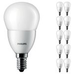 Multipack 10x Philips Corepro LED Lustre E14 Kugel Matt 2.8W 250lm - 827 Extra Warmweiß | Ersatz für 25W