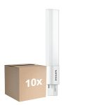 Multipack 10x Philips CorePro PL-S LED 5W - 840 Kaltweiß | 2-Pins - Ersatz Für 11W