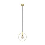 Eglo Pendelleuchte Manizales Stahl Gold | IP20 - Geeignet für 1x E27 