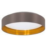 Eglo Deckenleuchte Maserlo 2 Stahl Weiß 20W 2400lm - 830 Warmweiß