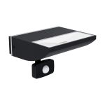 Eglo Wandleuchte Sorronaro Aluminium Schwarz 10W 1000lm - 830 Warmweiß | IP65 - Bewegungssensor