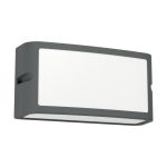 Eglo Wandleuchte Camarda Aluminium Anthrazit 10W 1200lm - 840 Kaltweiß | IP54