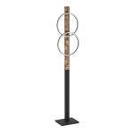 Eglo Stehlampe Boyal Stahl Schwarz, Rostig 24W 3400lm - 830 Warmweiß
