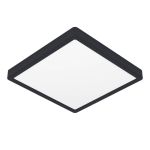 Eglo Deckenleuchte Badezimmerbeleuchtung Fueva 6 Plastik Schwarz 13W 2100lm - 827-840-865 CCT