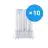 Multipack 10x Osram Dulux F 24W - 830 Warmweiß | 4-Pins 