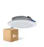 Mehrfachpackung 6x LED Downlight Pan 12W 960lm 840 Kaltweiß | 121mm - Ausschnitt 100mm