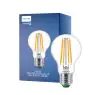 Philips MASTER LED Glühbirne Ultra Efficient E27 Birne Klar 4W 840lm - 830 Warmweiß | Ersatz für 60W