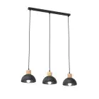 Emibig Deckenleuchte Seco Stahl Schwarz | Geeignet für 2x E27 - Max 15W