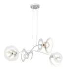 Emibig Pendelleuchte Euforia Stahl Weiß | Geeignet für 4x E27 - Max 15W