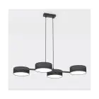 Emibig Pendelleuchte Drumz Stahl Schwarz | Geeignet für 4x E14 - Max 10W