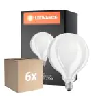 Multipack 6x Ledvance LED Classic E27 Globe Matt 11W 1521lm - 827 Extra Warmweiß | Dimmbar - Ersatz für 100W