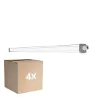 Multipack 4x Ledvance LED Feuchtraumleuchte Feuchtigkeitsdicht Slimvalue 36W 4000lm - 865 Tageslichtweiß | 120cm 