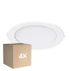 Multipack 4x Noxion LED Downlight Slim V2.0 20W 2000lm 120D - 830 Warmweiß | 225mm - Ausschnitt 200mm - IP44 