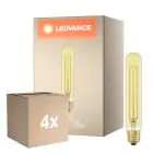 Multipack 4x Ledvance Vintage 1906 LED E27 Röhre Gold 4W 400lm - 820 Extra Warmweiß | Ersatz für 35W