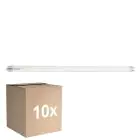 Multipack 10x Sylvania ToLEDo Superia T8 LED Röhre T8 (EM/Mains) Ultra Efficiency 16.8W 3100lm - 840 Kaltweiß | 120cm - Ersatz Für 36W