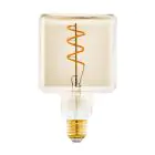 Eglo LED Special E27 Fadenlampe Messing 4W 180lm - 816 Extra Warmweiß | Dimmbar - Ersatz Für 15W